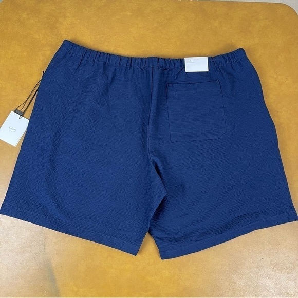 Onia Pull-On Stretch Seersucker (Deep Navy) Short Size XXL Men‎ - Picture 5 of 10
